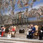 Vaticano: Papa e reis da Inglaterra rezaram juntos na Capela Sistina, em momento inédito