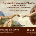 Publicações: Lançamento da obra «Questões de Antropologia Filosóficas e outros textos»
