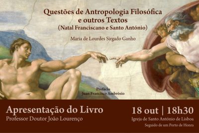 Publicações: Lançamento da obra «Questões de Antropologia Filosóficas e outros textos»