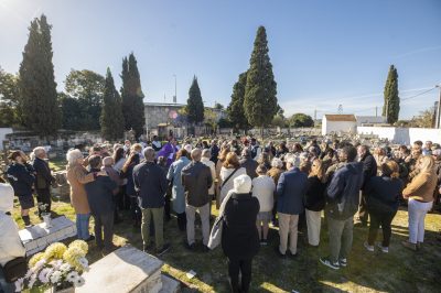 Setúbal: D. Américo Aguiar reza no cemitério de Alhos Vedros e pede perdão para autores de ato «violento e desumano»