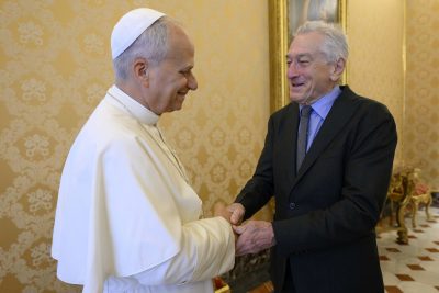 Vaticano: Papa recebeu ator Robert De Niro
