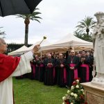Jardins do Vaticano: Papa inaugurou mosaico mariano e imagem de Santa Rosa de Lima, doados pela Conferência Episcopal do Peru