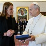 Vaticano: Papa Leão XIV recebeu a presidente do Parlamento Europeu