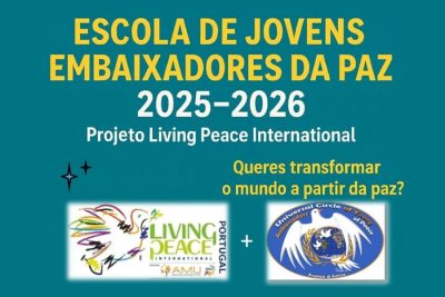 Igreja/Educação: Projeto «Living Peace Portugal» promove «Escolas de Embaixadores de Paz»