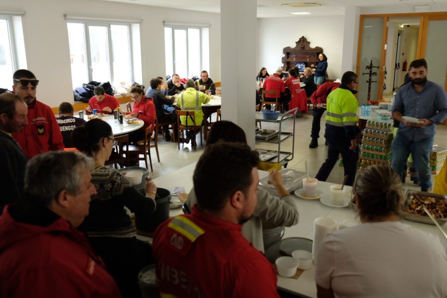 Leiria: Seminário transforma-se em centro «de apoio» e acolhimento aos profissionais no terreno que servem população afetada pela depressão Kristin