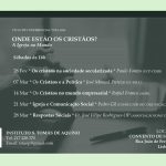 Lisboa: Instituto São Tomás de Aquino pergunta «Onde estão os cristãos?»