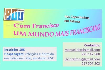 Vida Consagrada: Família Franciscana organiza formação sobre «Com Francisco, um mundo mais franciscano»