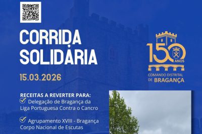Bragança: Corrida solidária da PSP ajuda escuteiros e Liga Portuguesa contra o Cancro