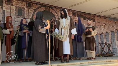 Grupo Gólgota: Entrada Triunfal de Jesus em Jerusalém – ‘na cidade humana’