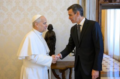 Vaticano: Papa recebe Pedro Sánchez a poucos dias da viagem apostólica a Espanha