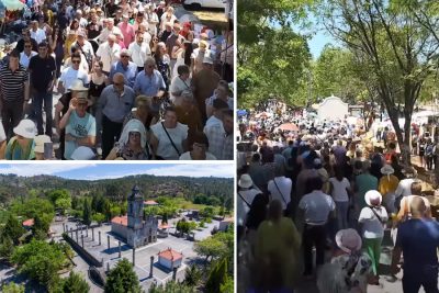 Viseu: Milhares de peregrinos rumam ao Santuário de Nosso Senhor dos Caminhos