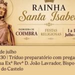 Coimbra: D. João Lavrador orienta tríduo preparatório das festas da Rainha Santa Isabel