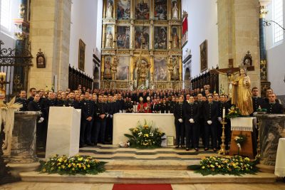 GNR/Portugal: 174 militares do 58º Curso de Guardas receberam os sacramentos de iniciação cristã