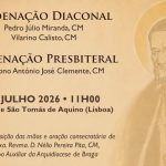 Vida Consagrada: Vicentinos vão ter um novo padre e novos diáconos