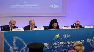 Assis/40 anos: Patriarca Bartolomeu recusa normalização da divisão entre Igrejas e condena crimes em nome de Deus